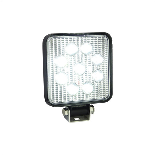 Foco Led Neblinero 27w Cuadrados 9 Led 12/24 V Slim