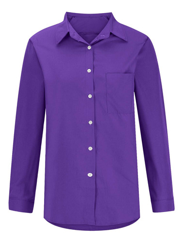 Blusa Casual Con Botones Para Mujer, De Moda Creativa, Camis