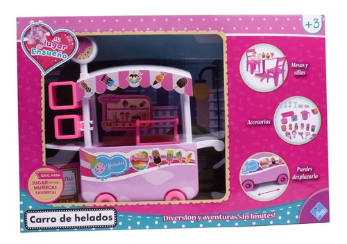 Carro De Helados Con Mesas Sillas Y Accesorios Ar1 7073