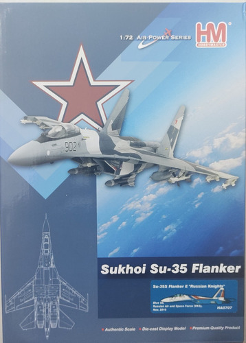 1/72 Sukhoi Su-35 Flaker Die Cast Hobby Master