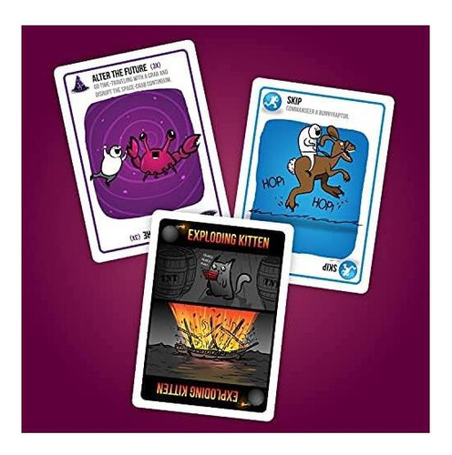 Exploding Kittens Party Pack Juego De Cartas De Exploding Y