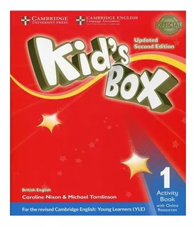 Kids Box 1 Activity Book With Online Resources Updated, De Editora Cambridge. Editora Cambridge, Capa Mole Em Inglês