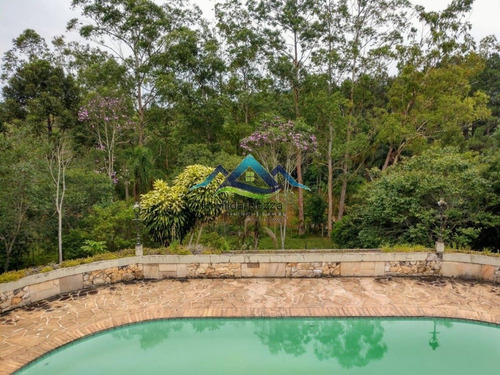 Imagem 13 de 15 de Chacara Em Condominio Com 4 Dorm Sendo 1 Suite Piscina E Area Gourmet. - V-1101