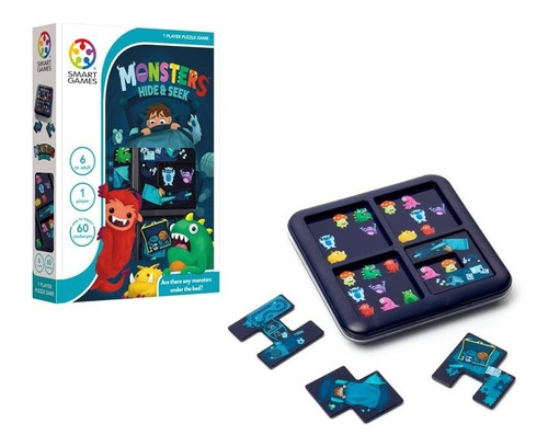 Monsters Hide & Seek Juego De Lógica Smart Games