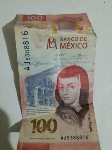 Billete De 100 Pesos Mexicanos Con Error De Impresión 