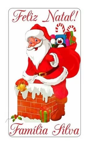 Adesivo Decorativo Feliz Natal Família (095x105)cm