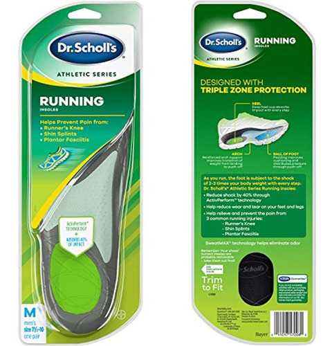 Las Plantillas Para Correr De Dr. Scholl Absorben Los Golpes
