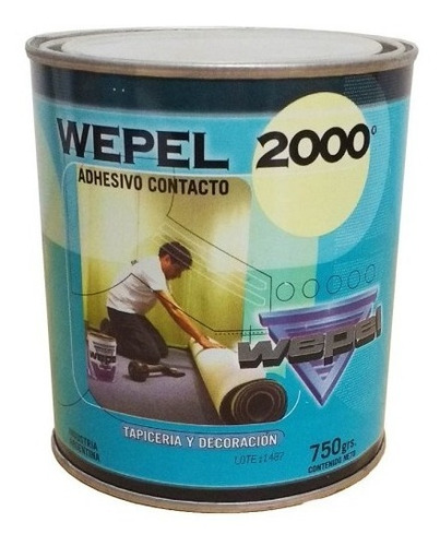 Adhesivo De Contacto Wepel 2000 Pote X 1 Lts