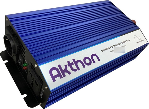 Conversor Inversor Akthon Cc24/ca127v 1000w Onda Senoidal