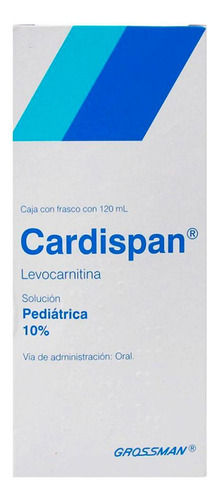 Solución Cardispan Pediátrica Levocarnitina 10% 120 Ml