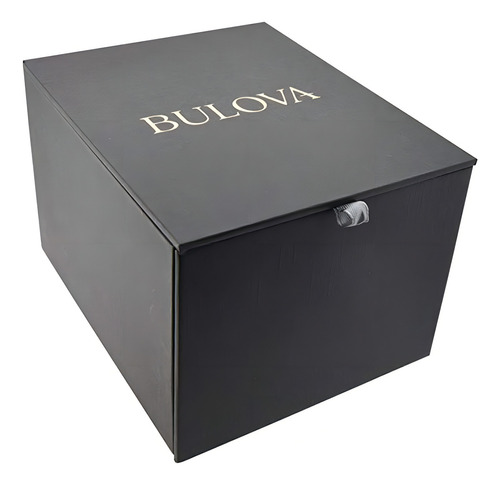 98a212 Reloj Bulova Sport Plateado/azul/negro Color de la correa Plateado Color del bisel Azul Color del fondo Negro