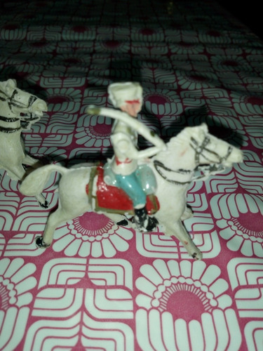 Antiguos Soldaditos ,granaderos A Caballo Plasticos