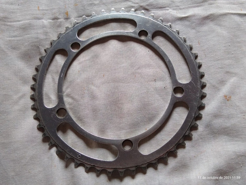 Plato De Pista, Campagnolo, 50 D, Aluminio, Buen Estado (Usado)