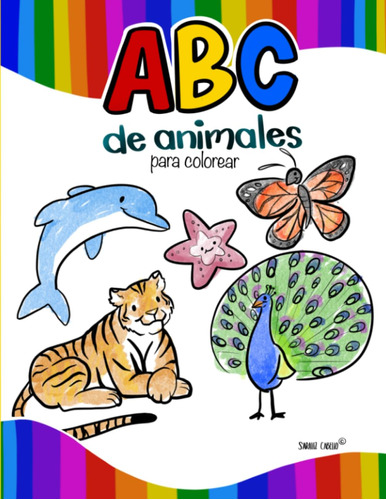 Abc De Animales - Para Colorear, Libro Jumbo En Español Con