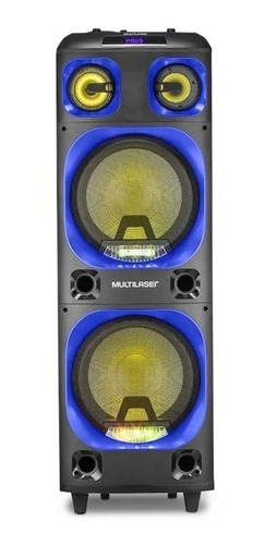 Caixa De Som Portátil 2000w Bt/aux/sd/usb Bivolt Multilaser