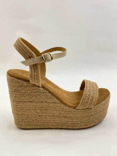 Cuñas De Yute Con Plataformas Sandalia Plataforma Con Yute