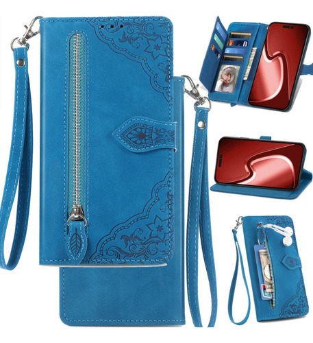 Funda De Piel Tipo Cartera Para Moto G05, G15, G35, G55, G75, G82, G04, G24, G34, G54, G84, G73, G62, Con Ranura Para Tarjetas