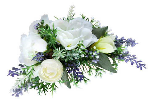 Peines Nupcial Diademas De Flores Artificiales Accesorios De