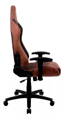 Imagen 3 de 3 de Silla de escritorio AeroCool Duke gamer ergonómica punch red con tapizado de gamuza y cuero sintético