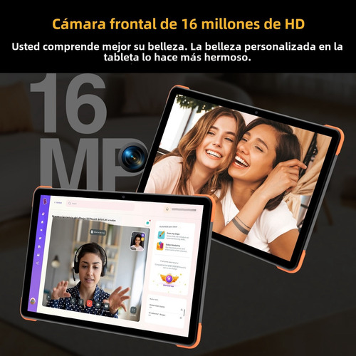 Tablet 10.1 8gb+128gb Tablet A Prueba De Caídas Con Teclado