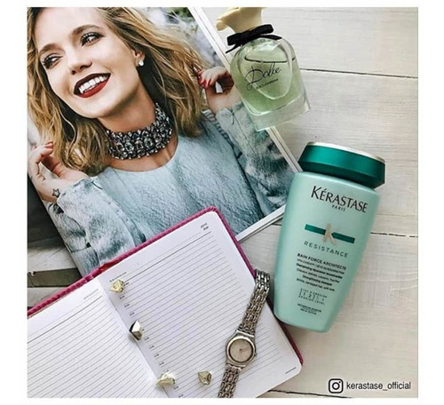 Imagem 4 de 5 de Kérastase Résistance Bain Force Architecte - Shampoo 250ml