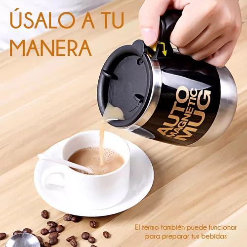 Taza Batidora Auto Agitable 400 ML Amarilla GENERICO