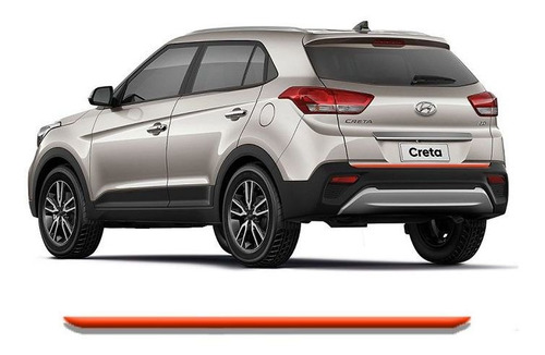 Friso Do Porta Malas Hyundai Creta 2017 Vermelho Refletivo