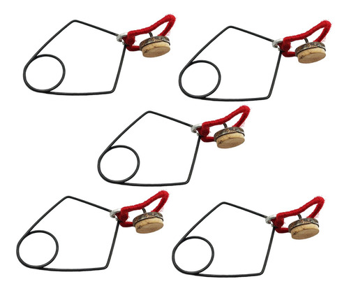 5 Piezas De Clips Para Botones De Flauta, Ligeros Y De