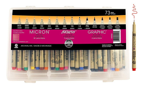 Sakura Pigma Micron Fineliner - Juego De Regalo De Color, C.