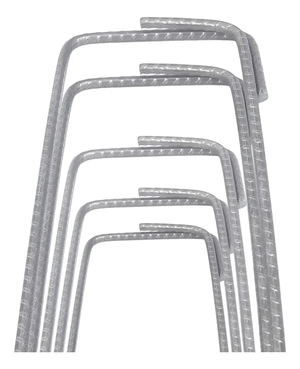 Estribo 4.2mm 7x14 Construção Civil Obra, 100 Peças Aço Ca60