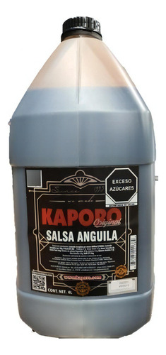 Salsa De Anguila Kaporo 4litros