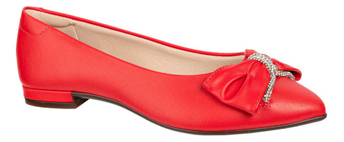 Ballerinas Vestir Moleca 5785-103 Rojo