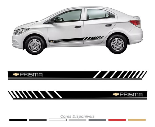 Adesivo Chevrolet Prisma Faixa Lateral Personalizado Onix15