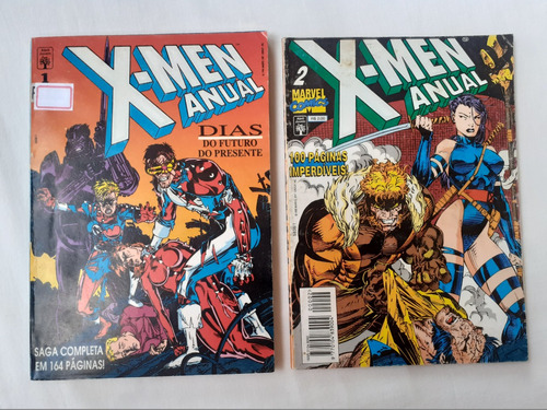 X-men Anual Nº 1 E 2 - Editora Abril - 1994/1995