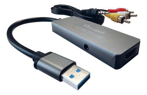 Para Convertidor Vhs A Digital Rca-usb Hdmi Tarjeta Captura