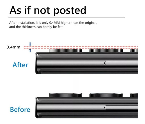Película Compatível Galaxy S24 Fe Proteção Câmera Traseira