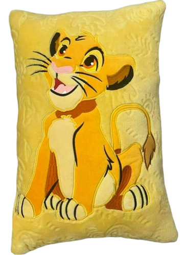 Almohada Cojin Suave Comodo Simba Disney El Rey Leon 1207191 Amarillo Simba