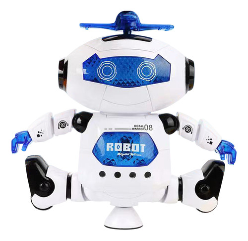 Robot De Baile Eléctrico Deslumbrante, Con Luz, Música, Bail
