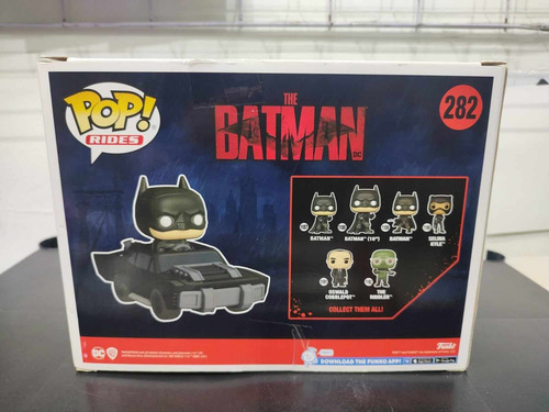 Funko Pop Batman In Batmobile #282 Dc Batimovil (Usado)
