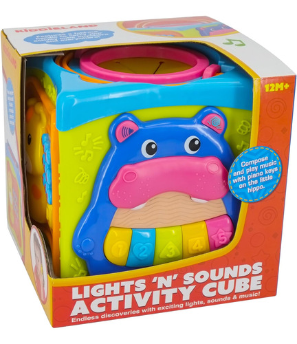 Kiddieland: Light & Sound: Activity Cube - Música Y Juguete