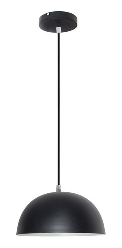 Lampara Colgante Moderno 1 Luz Apto Led E27 Living Comedor Estructura Negro