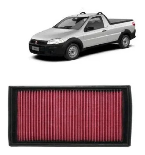 Filtro De Ar Esportivo Inbox Fiat Strada 8v / 16v 