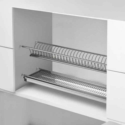 Secador De Loza 86x22cm Inoxidable Para Mueble De Cocina
