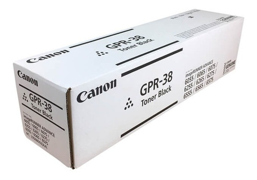 Toner Canon Color Negro Gpr-38 - 3766b003aa 56.000 Pági /vc