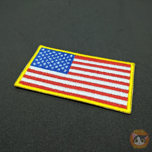Pack Nasa Flag Usa - Parches Bordados - Termoadhesivos - X2u