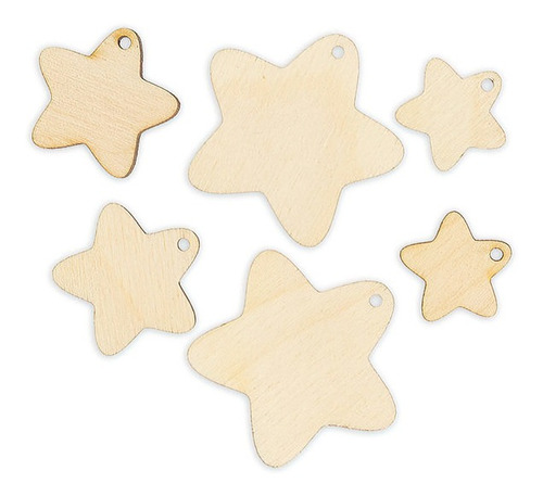 Formitas Fibrofácil Madera Estrella Estrellas X50