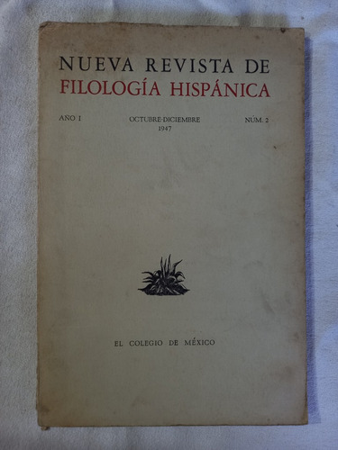 Nueva Revista De Filología Hispánica 1947 Spitzer Bertoldi