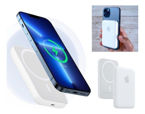 Bateria Magsafe Sem Fio Por Indução Compativel Com iPhone