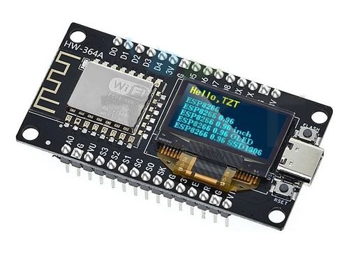 Nodemcu Esp8266 0.96 Oled Ch340g Esp12f Arduino Raspberry