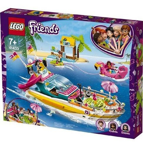 Brinquedo Blocos De Montar Lego Friends Barco De Festa 41433